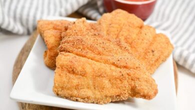 Southern style oven fried catfish