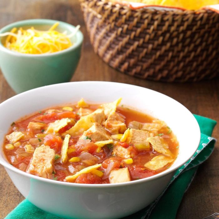 Chicken tortilla soup i