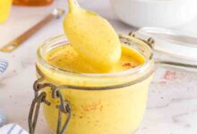 Yummy honey mustard dipping sauce