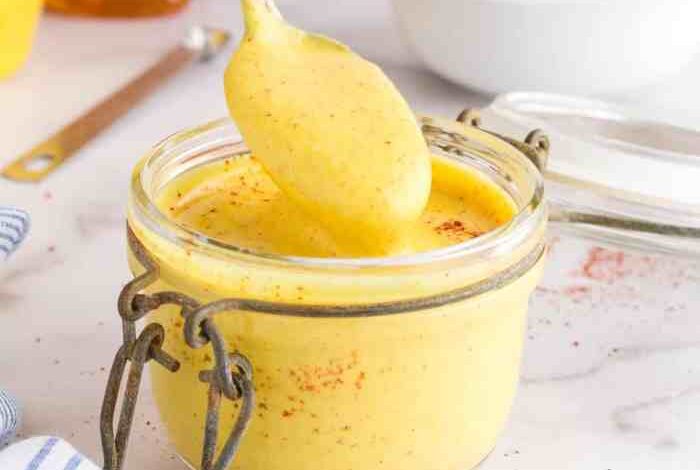 Yummy honey mustard dipping sauce