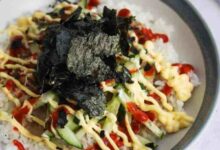 Spicy tuna rice bowl