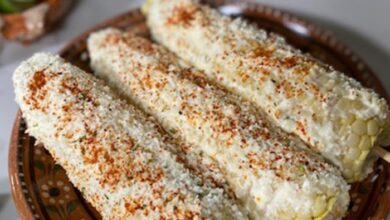 Mexican corn on the cob elote