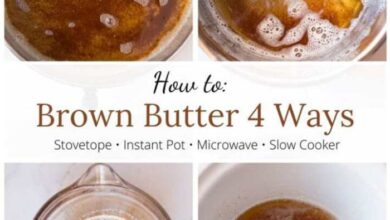 Brown butter in the microwave