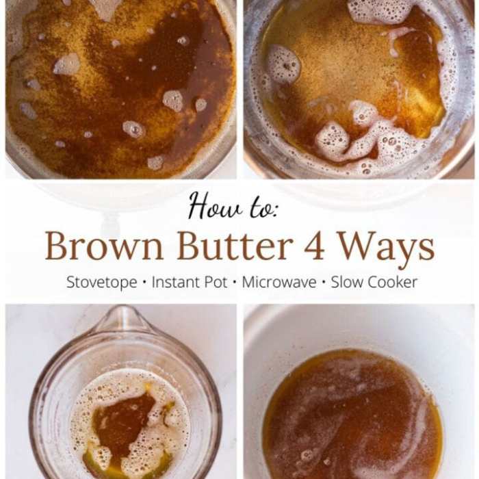 Brown butter in the microwave