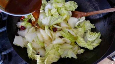 Stir fried taiwanese cabbage