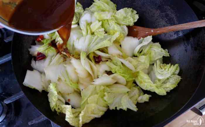 Stir fried taiwanese cabbage