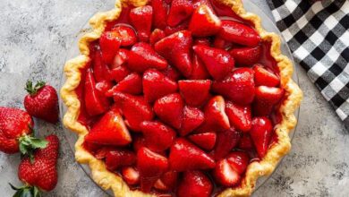 Fresh strawberry pie i