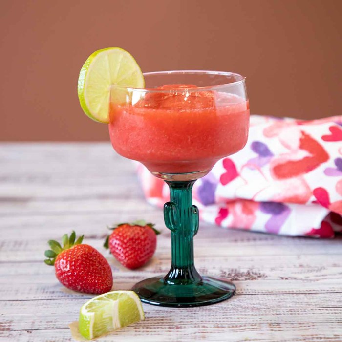 Ultimate frozen strawberry margarita