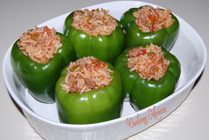 Stuffed green peppers i