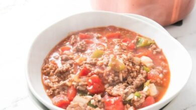 Stuffed pepper soup iv