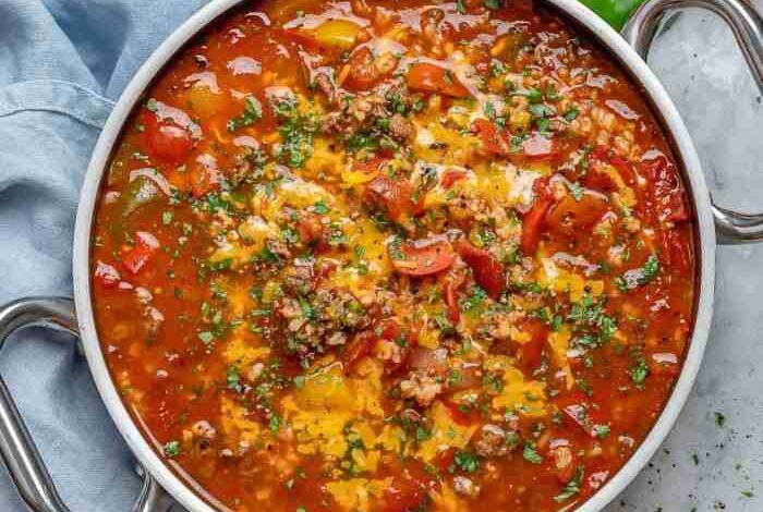 Stuffed pepper soup i