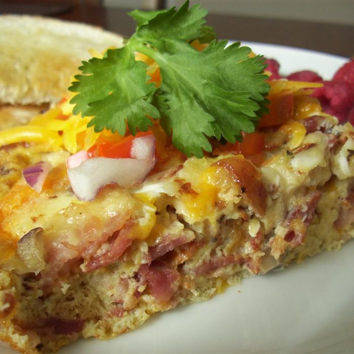 Super easy egg casserole