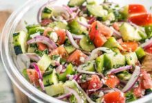 Cucumber salads around world