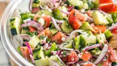 Cucumber salads around world