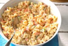 Macaroni salad for a crowd