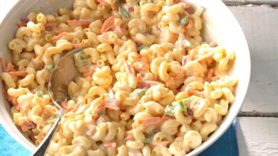 Macaroni salad for a crowd