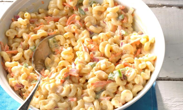 Macaroni salad for a crowd