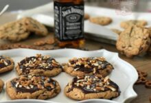 Chocolate chips cookies with tennessee whiskey