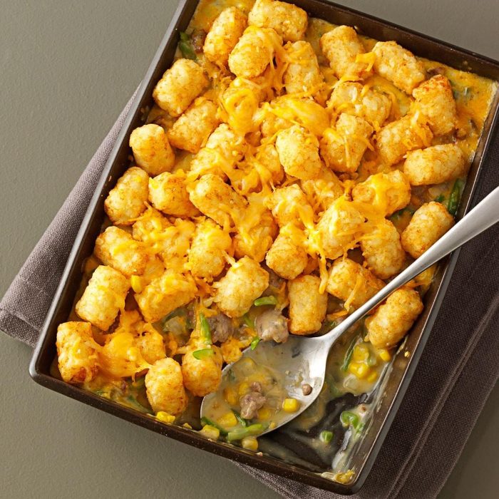 Tater tots r casserole