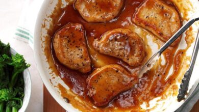 Easy slow cooker sweet and sour pork chops