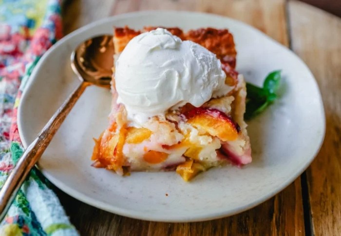 Mamas texas style peach cobbler