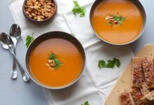 Curried butternut squash soup