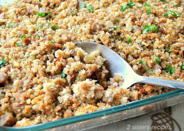 Southern italian thanksgiving stuffing