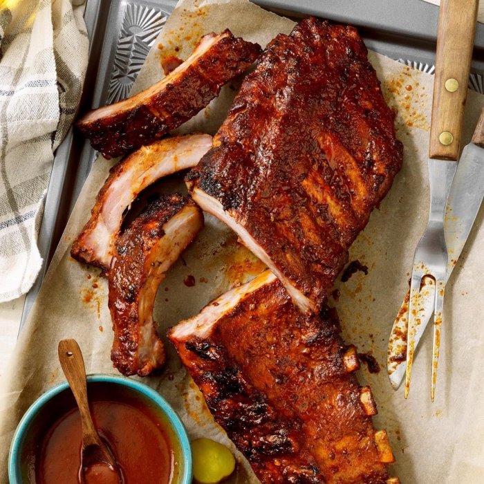 Prize winning baby back ribs