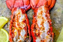 Easy broiled lobster tails