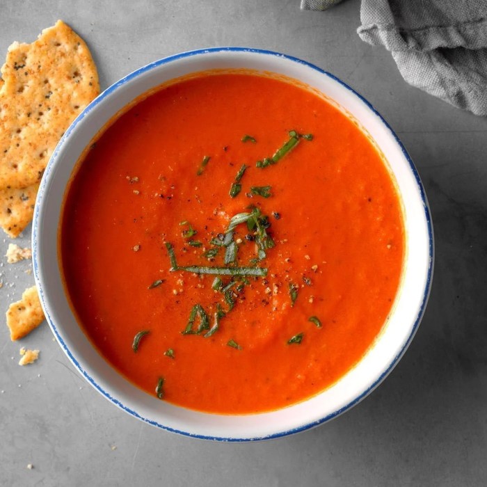 Creamy tomato soup no cream