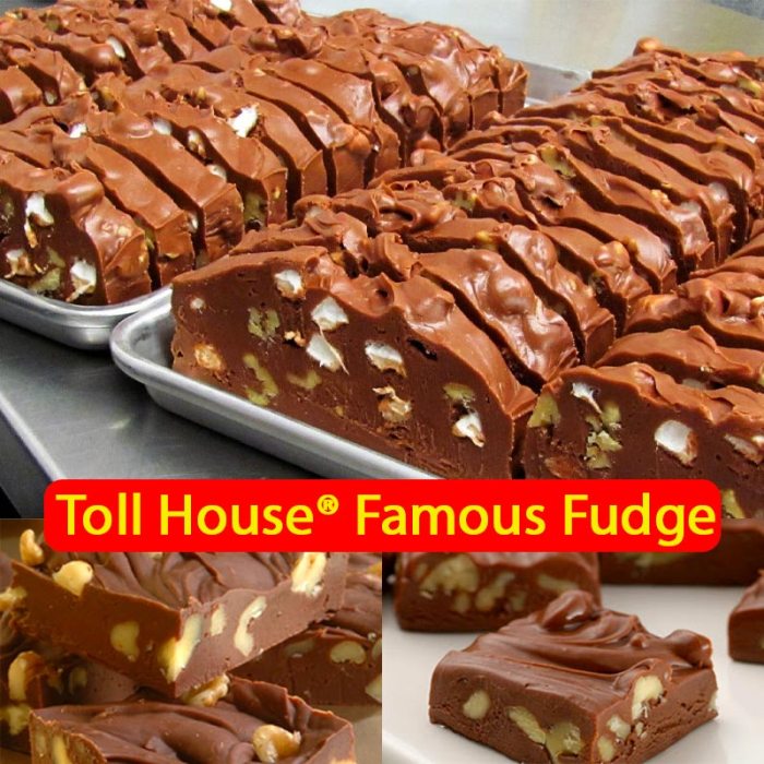 Toll house famous fudge