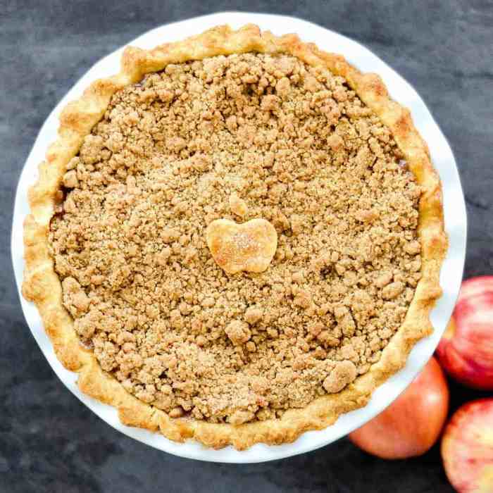 Easy german apple streusel pie