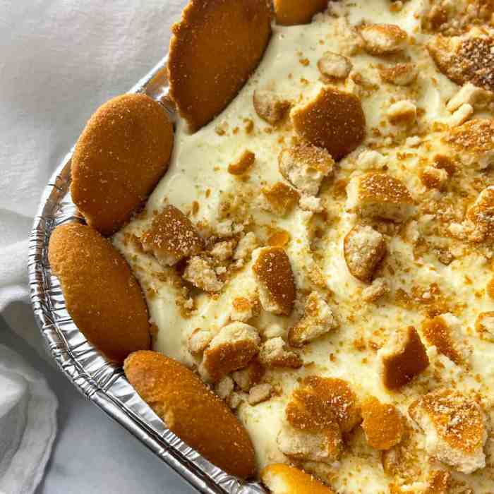 Banana pudding with ladyfingers