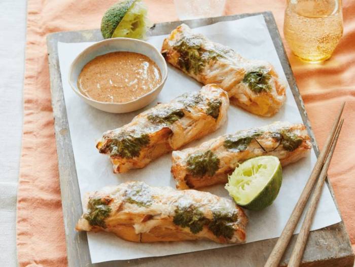 Easy spring rolls air fried