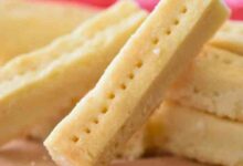 Three ingredient shortbread cookies