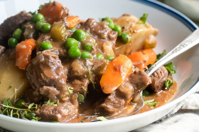 Venison tips and rice