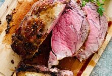 Amazing slow roasted prime rib