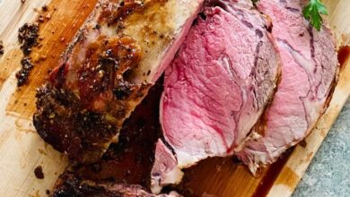 Amazing slow roasted prime rib