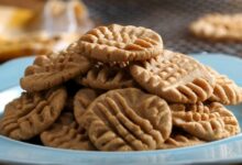 Three ingredient peanut butter cookies