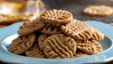 Three ingredient peanut butter cookies