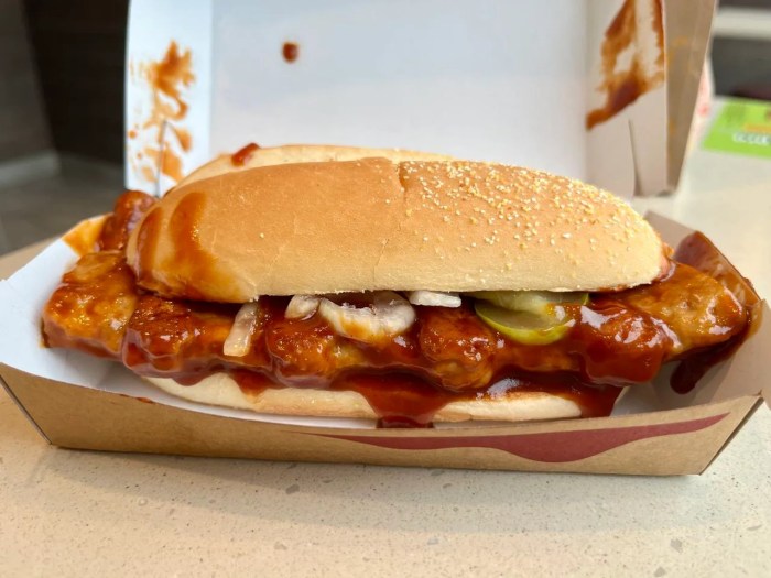 Chef johns copycat mcrib sandwich