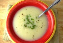 Turnip and potato soup