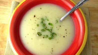 Turnip and potato soup