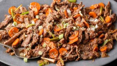 Easy sheet pan beef bulgogi