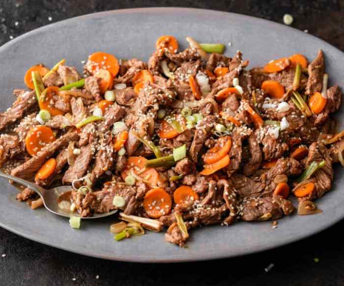 Easy sheet pan beef bulgogi