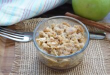 Air fryer apple crisp