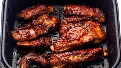 Air fryer baby back ribs