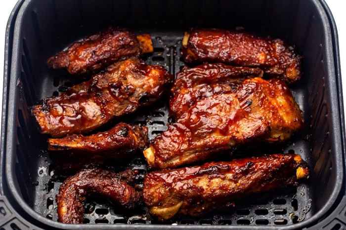 Air fryer baby back ribs