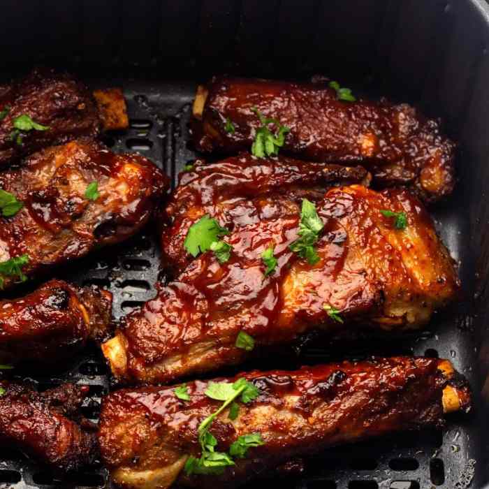 Air fryer baby back ribs