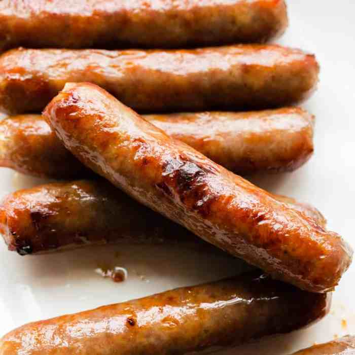 Air fryer turkey breakfast sausage links